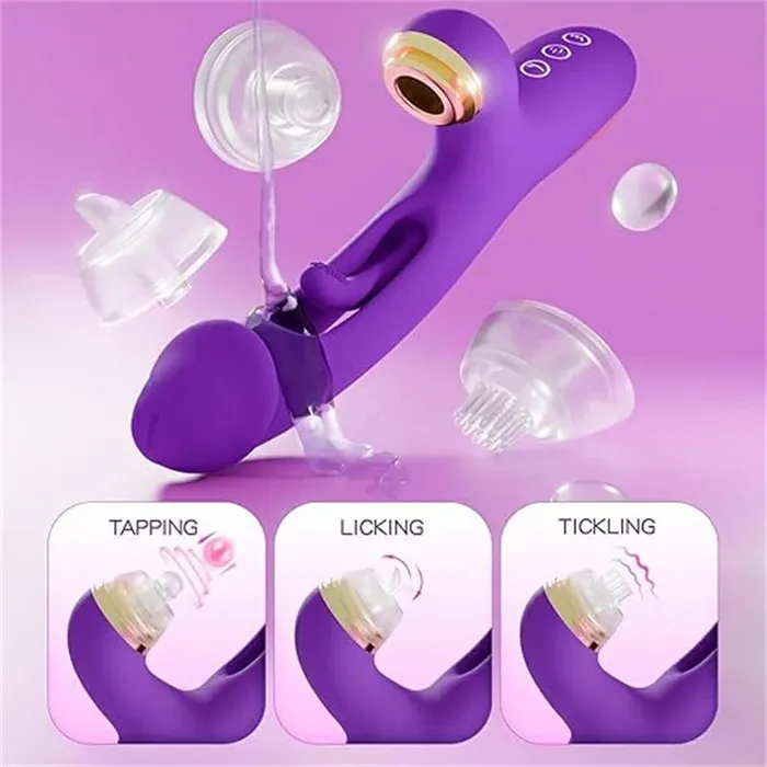 Female Sex Toys Skeleton Slap Tongue Lick Vibrator OOTYEMO