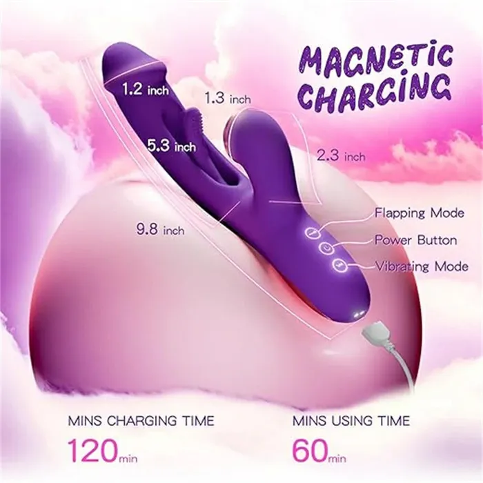 Female Sex Toys Skeleton Slap Tongue Lick Vibrator OOTYEMO