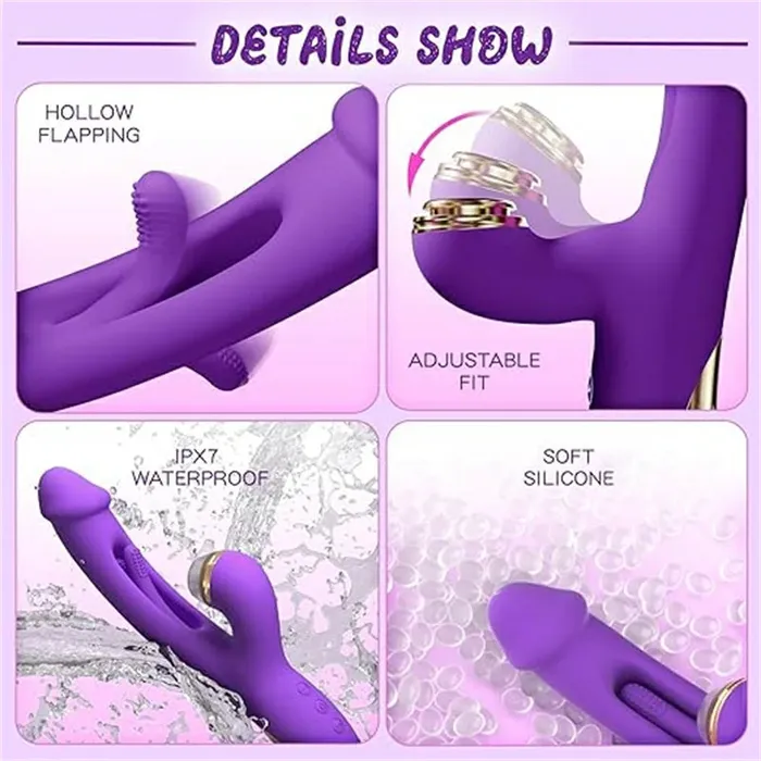 Female Sex Toys Skeleton Slap Tongue Lick Vibrator OOTYEMO
