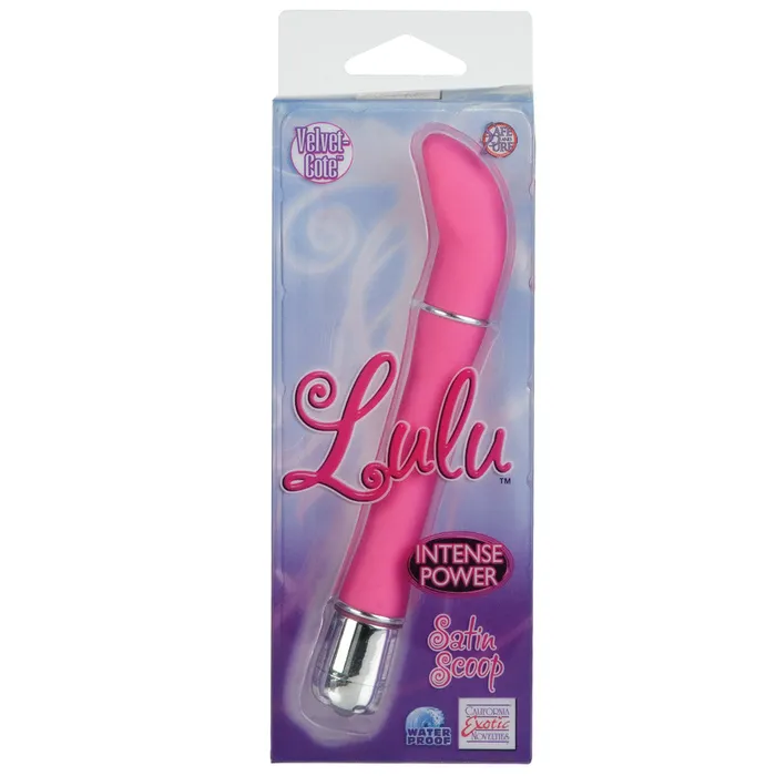 California Exotic Lulu Satin Scoop Vibrator Female Sex Toys