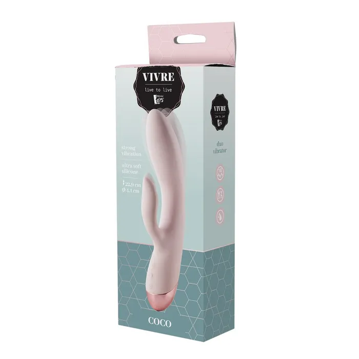 Dream Toys Vivre Coco Luxury Silicone Rabbit Vibrator Female Sex Toys