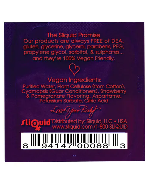 Lubricants Sliquid LLC Sliquid Swirl Lubricant Pillow 17 Oz Strawberry Pomegranate