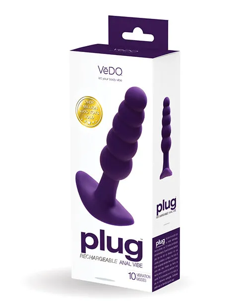 Savvy Co Anal Vedo Plug Rechargeable Anal Plug