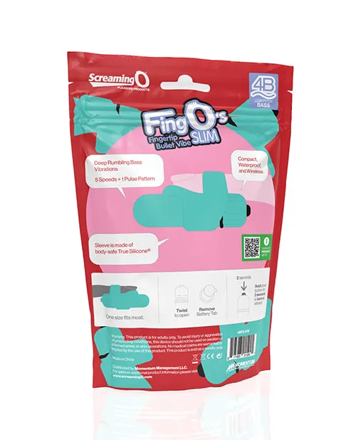 Screaming O 4B FingO Slim Kiwi Bushman Products Female Sex Toys