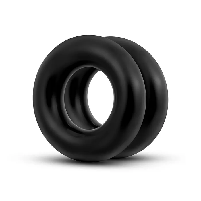 StayHard Donut Rings Oversized 2pk Black Blush Anal