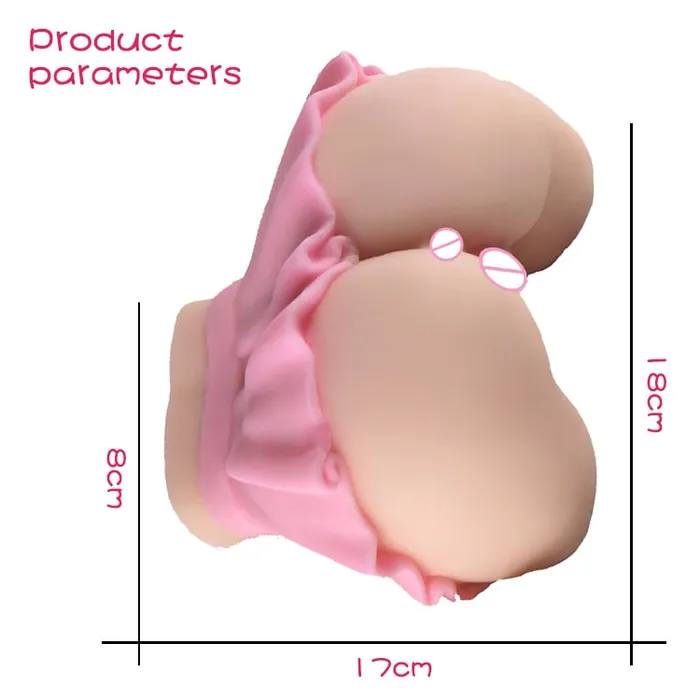 3D Fantastic Vagina and Butt Masturbator Own Pleasures Male Sex Toys