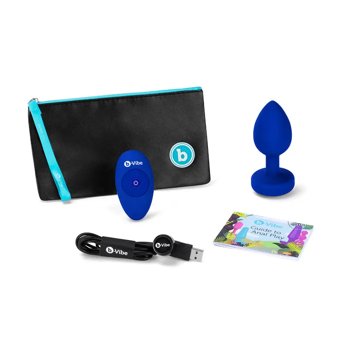 Anal BVibe Vibrating Jewel Plug LargeXLarge Blue Sapphire BVibe Anal BVibe Vibrating Jewel Plug LargeXLarge Blue Sapphire BVibe