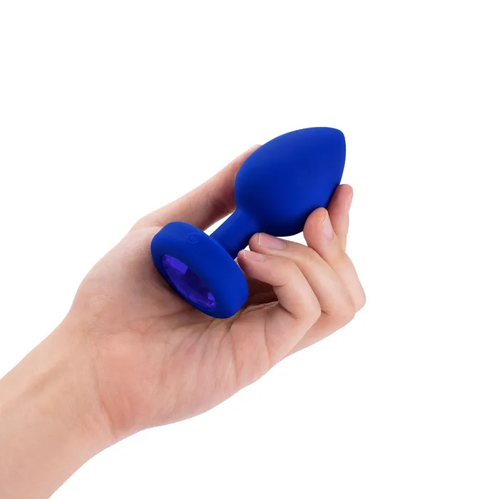 Anal BVibe Vibrating Jewel Plug LargeXLarge Blue Sapphire BVibe Anal BVibe Vibrating Jewel Plug LargeXLarge Blue Sapphire BVibe