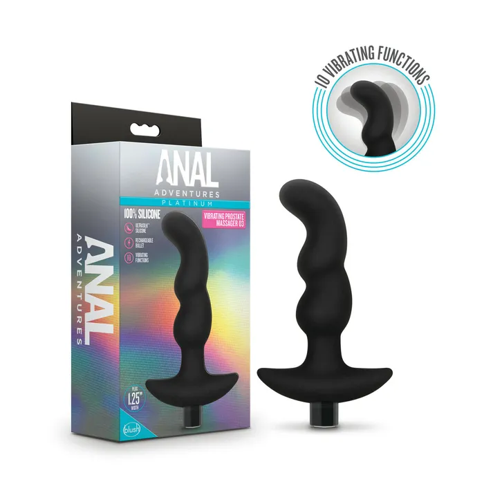 Anal Adventures Male Sex Toys Vibrating Prostate Massager 03
