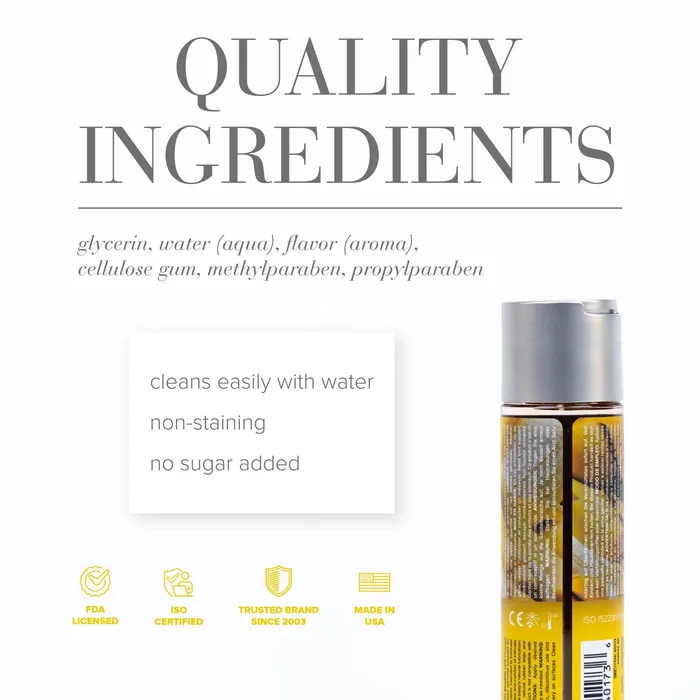 Lubricants JOY FOR WOMEN Jo BANANA LICK Water Based Flavoured Lubricant 4oz 120ml