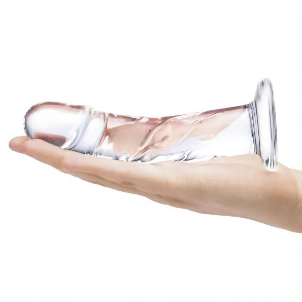 Realistic Curved Glass 7 Dildo Electric eel inc Dildos