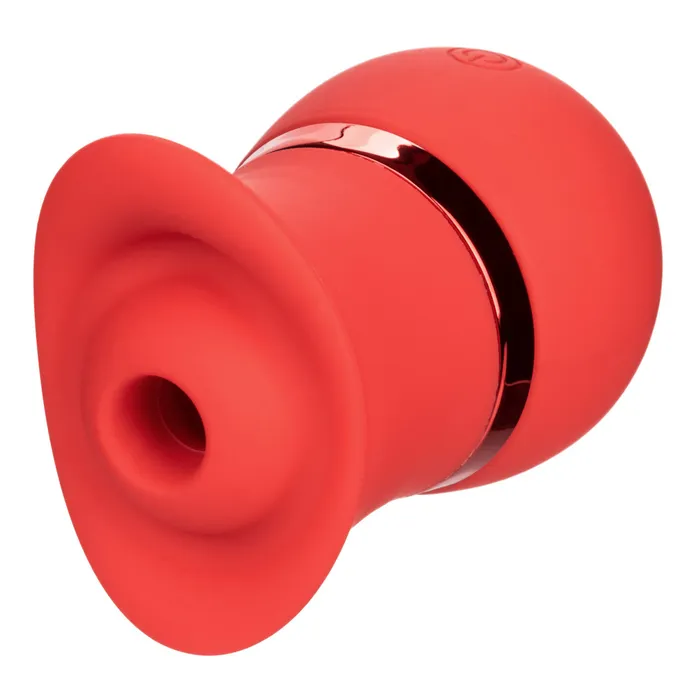 CalExotics French Kiss SUCK AND PLAY INTERCHANGEABLE SET Red Suction and Triple Flickering Tongue Vibrator Vibrators