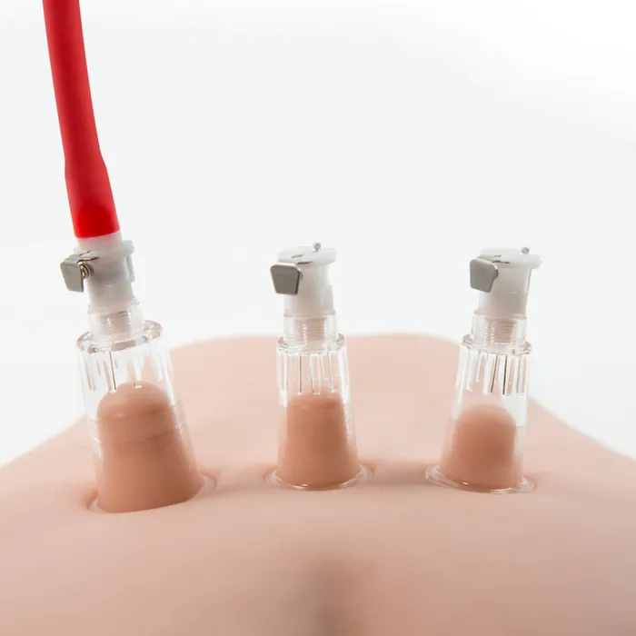Anal Blush Temptasia Nipple Pumping Cylinders Set of 2
