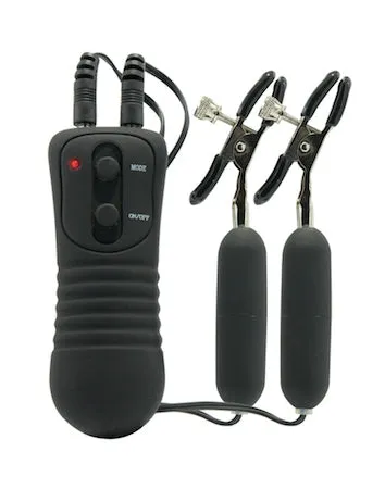 Calvista Fetish Fantasy Vibrating Nipple Clamps Female Sex Toys