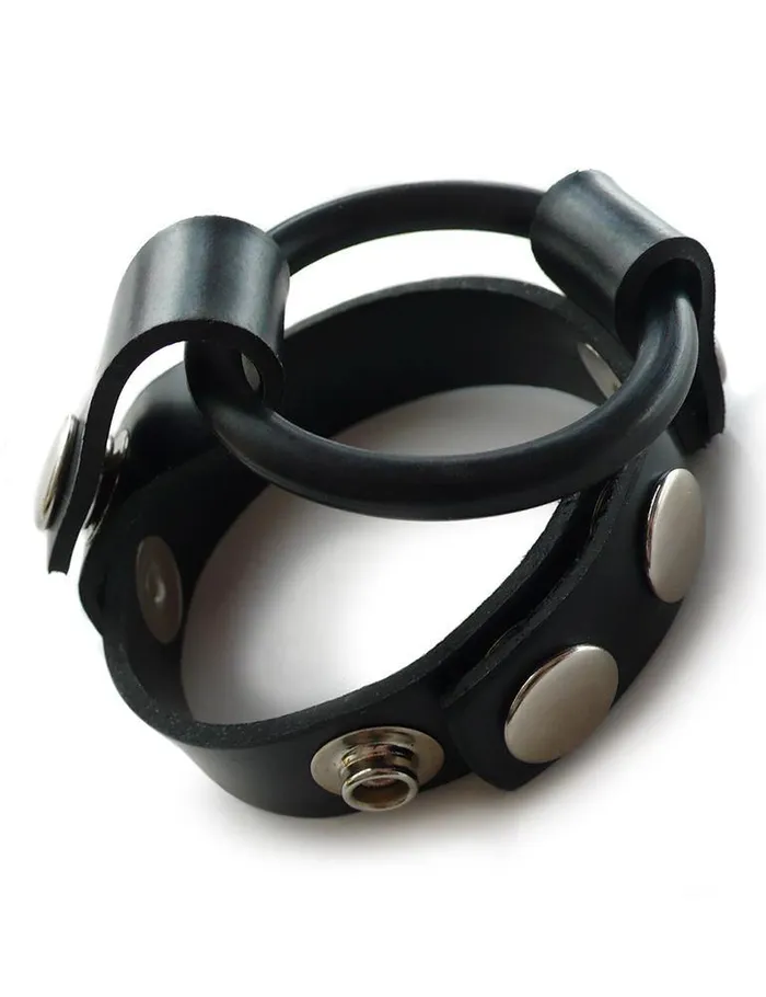 Male Sex Toys vendorunknown KinkLab BallSplitting Cock Ring Harness