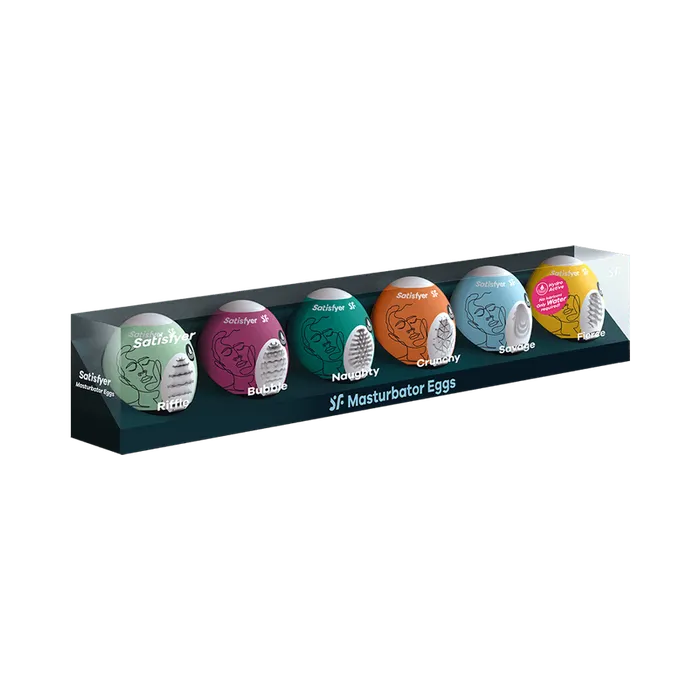 Satisfyer Male Sex Toys Satisfyer Masturbator Egg 6 piece Set Assorted